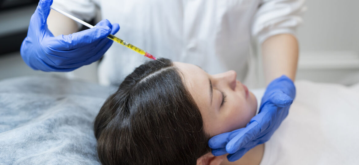 side-view-woman-getting-prp-injection